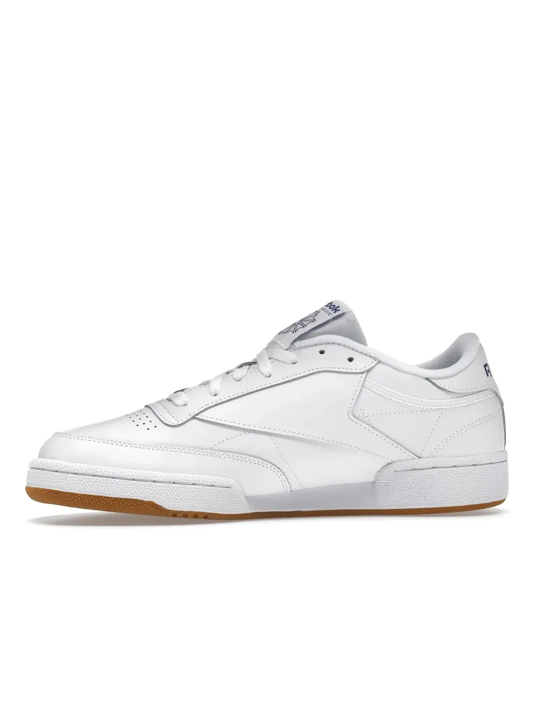 Кроссовки мужские Reebok Club C 85 Lifestyle, кожаные — изображение 3 из 4, белый