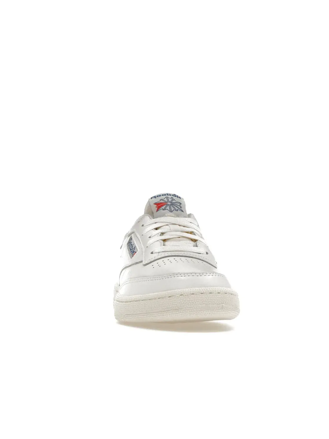 Кроссовки Reebok Club C 85 Lifestyle, кожаные — изображение 2 из 4, белые с синим