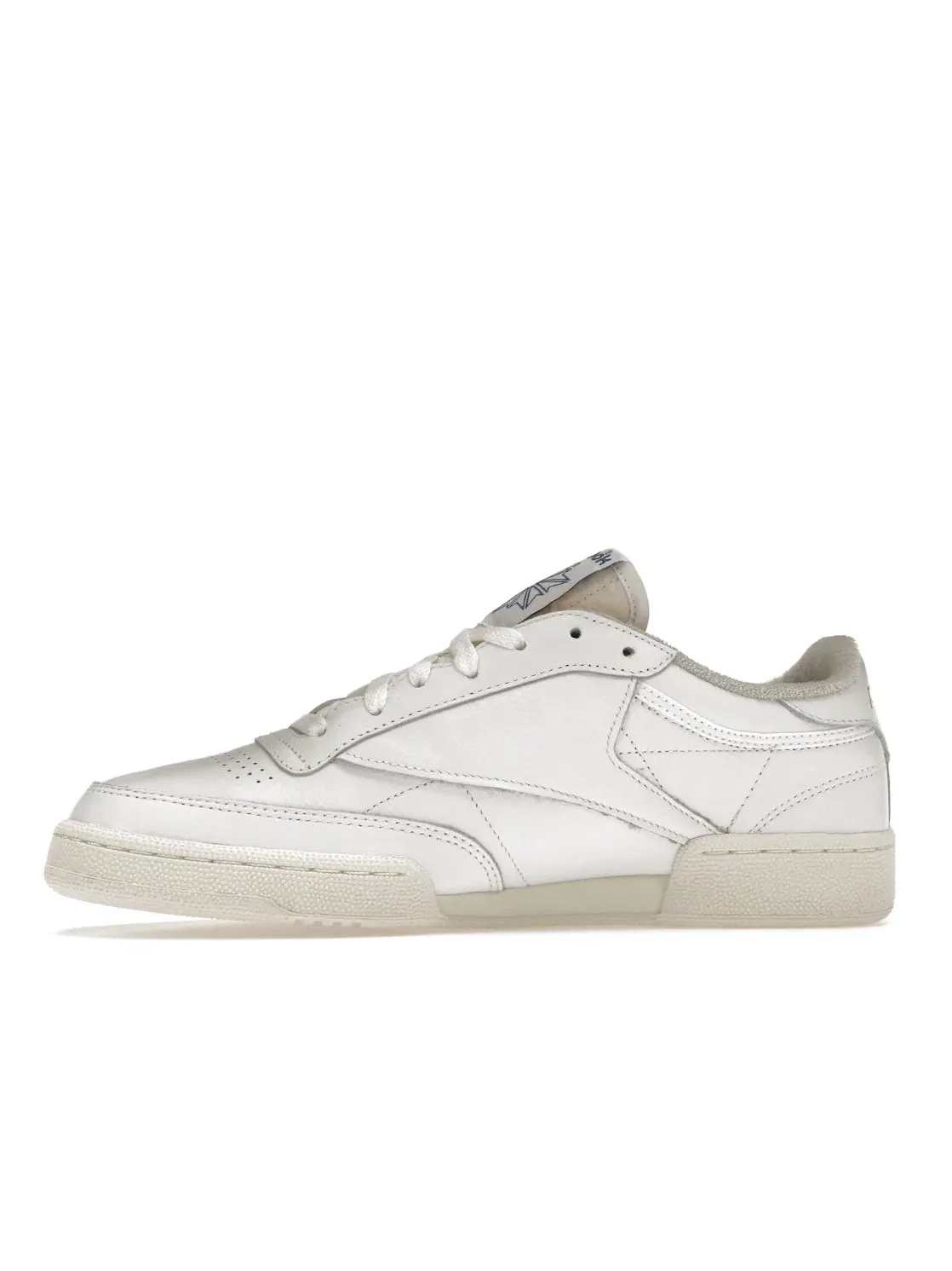 Кроссовки Reebok Club C 85 Lifestyle, кожаные — изображение 3 из 4, белые с синим