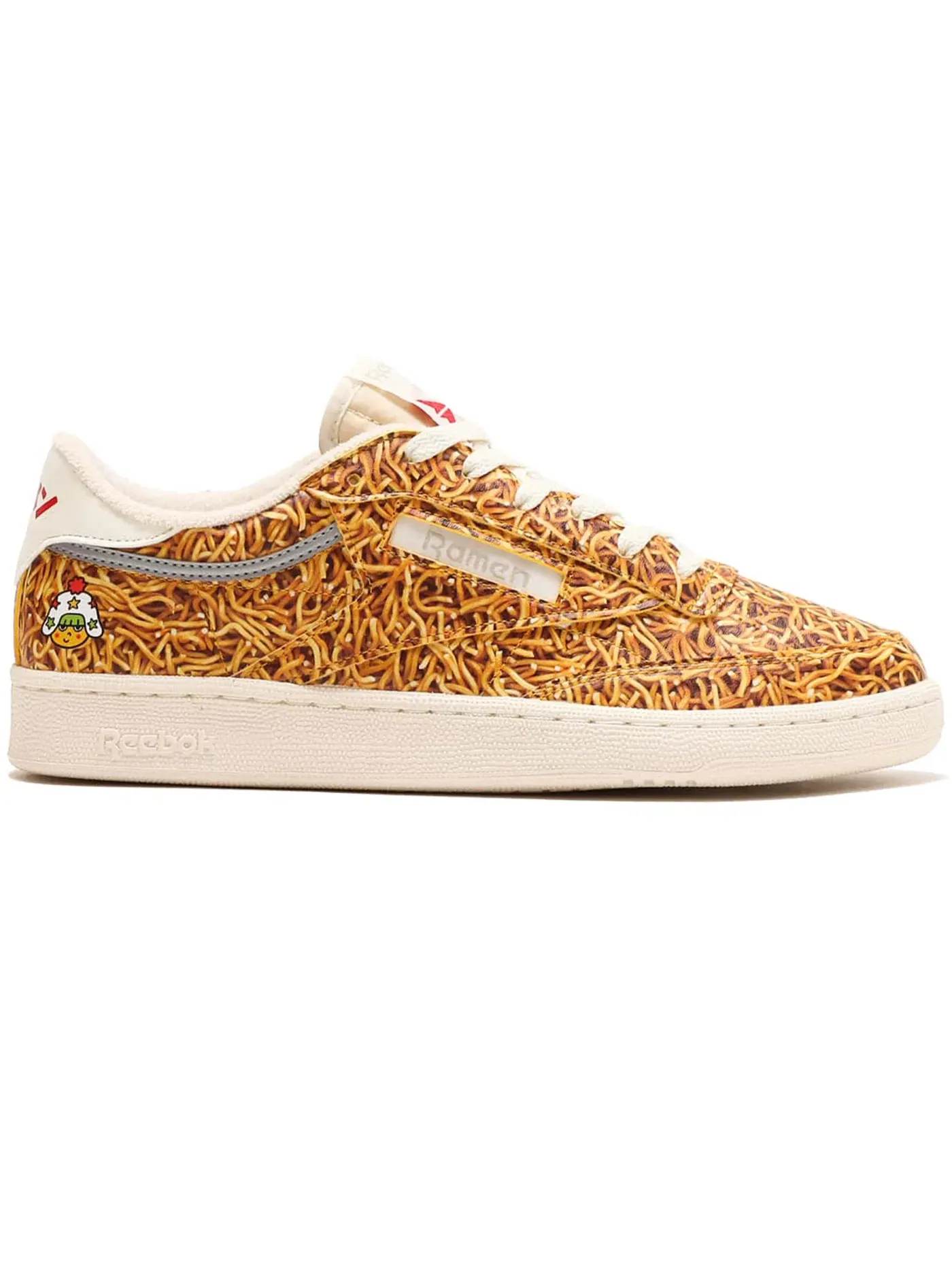 Кроссовки мужские Reebok Club C, кожаные — изображение 1 из 4, черный/бежевый
