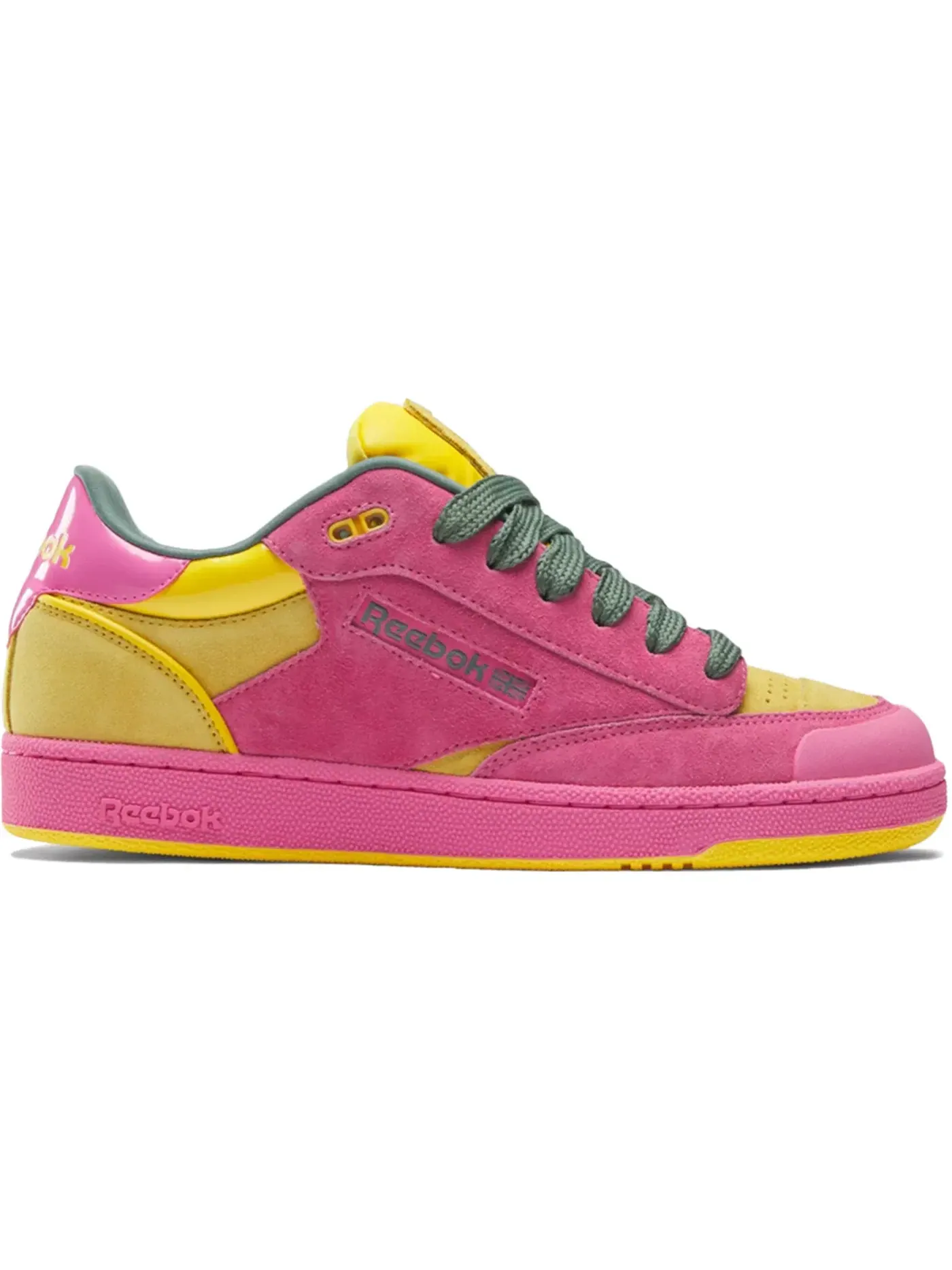 Кроссовки мужские Reebok Club C Bulk, Lifestyle — изображение 1 из 1, розовый/желтый/желтый