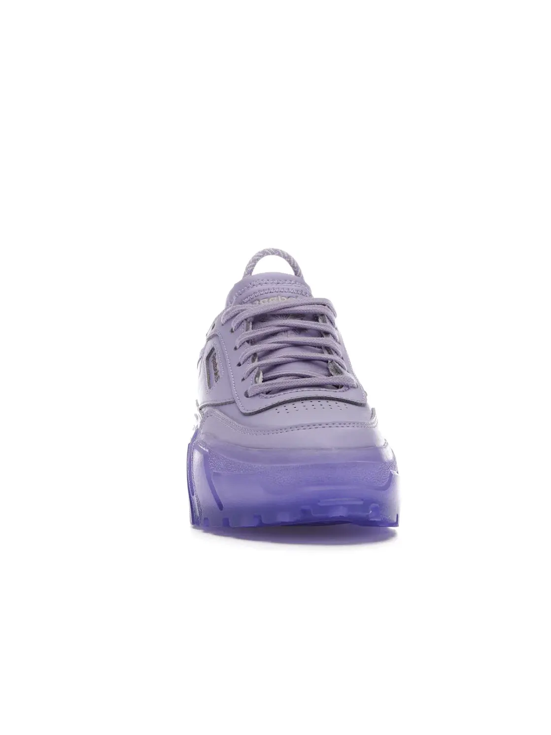 Кроссовки женские Reebok Club C Cardi B Lifestyle, премиальная кожа — изображение 2 из 4, фиолетовый