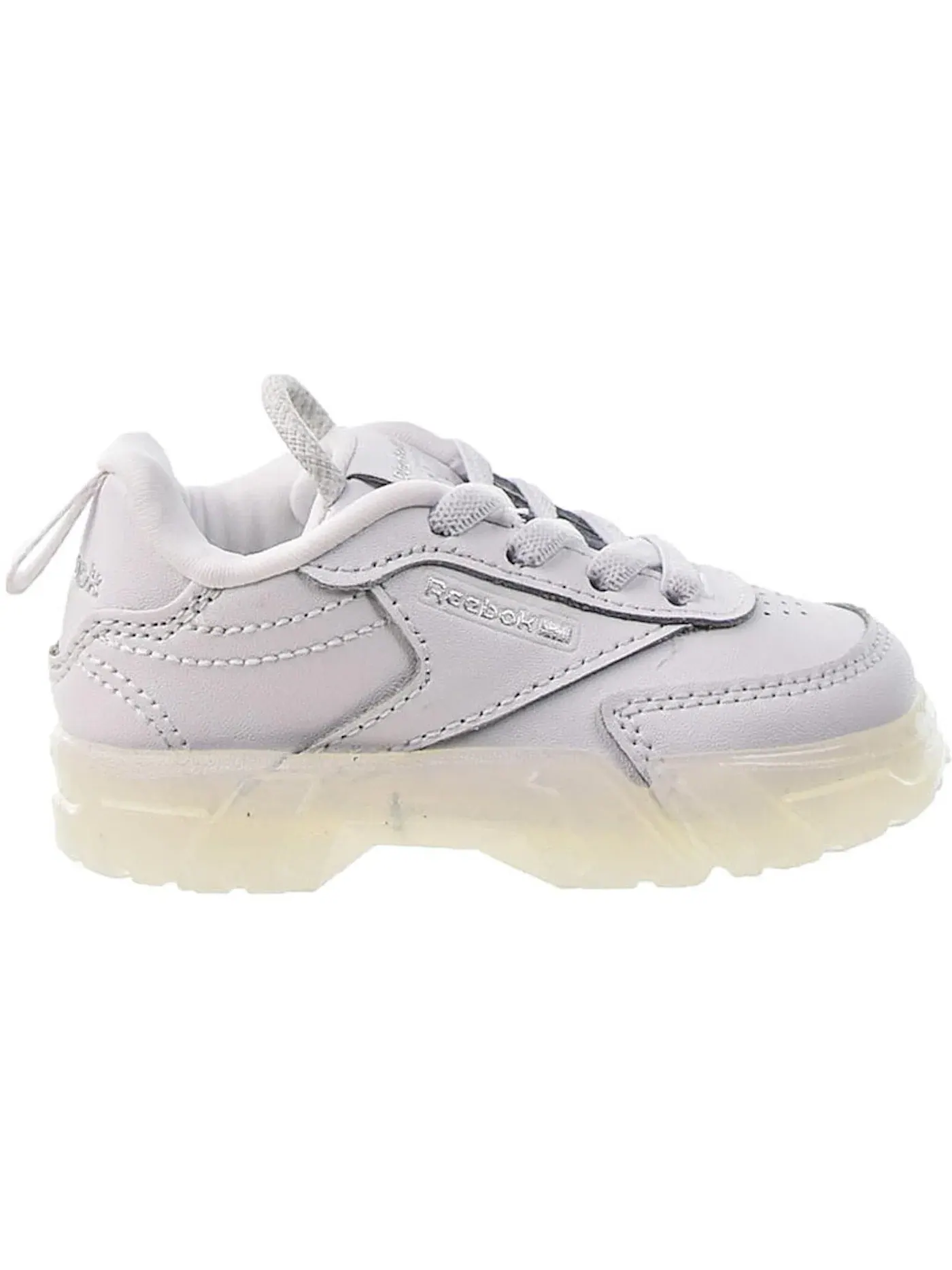 Детские кеды Reebok Club C, кожа и текстиль — изображение 1 из 1, белый