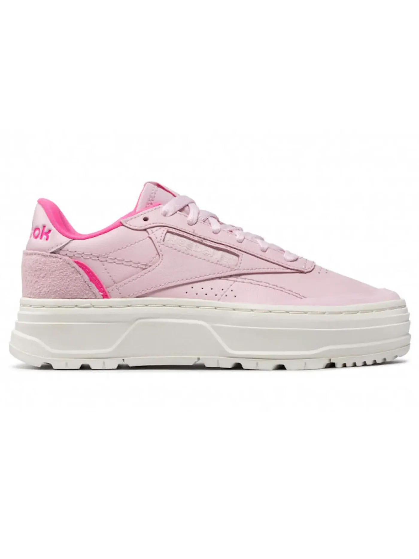 Кроссовки женские Reebok Club C Double Geo, повседневные — изображение 1 из 1, розовый