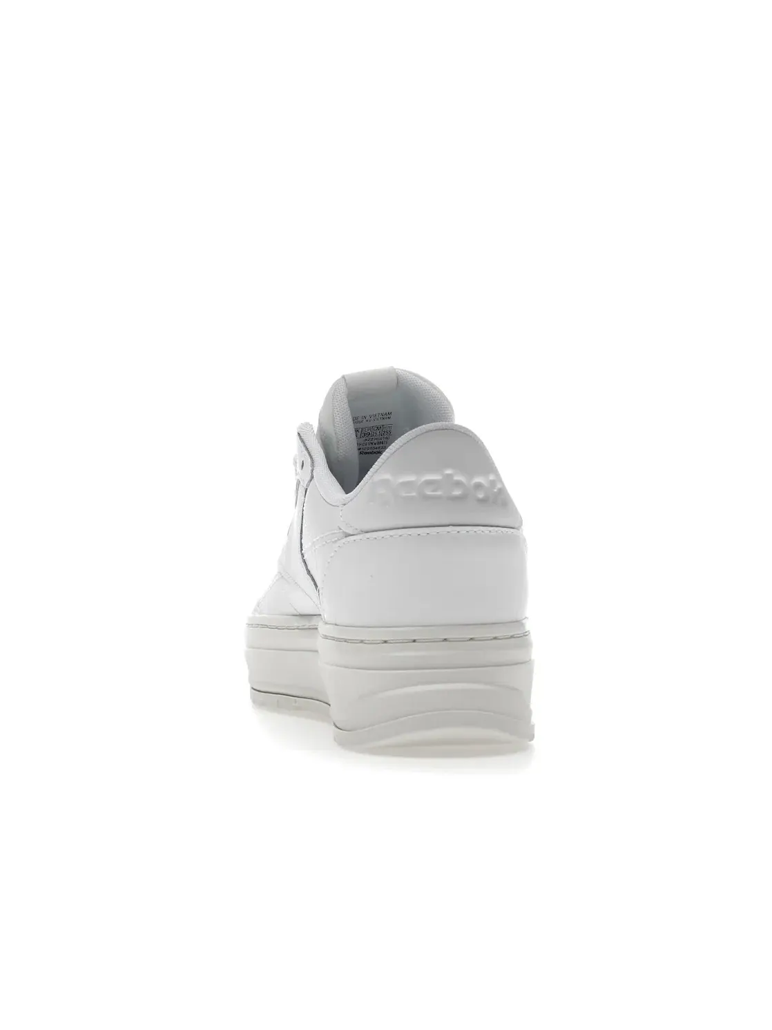 Кроссовки женские Reebok Club C Double Geo, кожаные, с геометрическим дизайном — изображение 4 из 4, белый