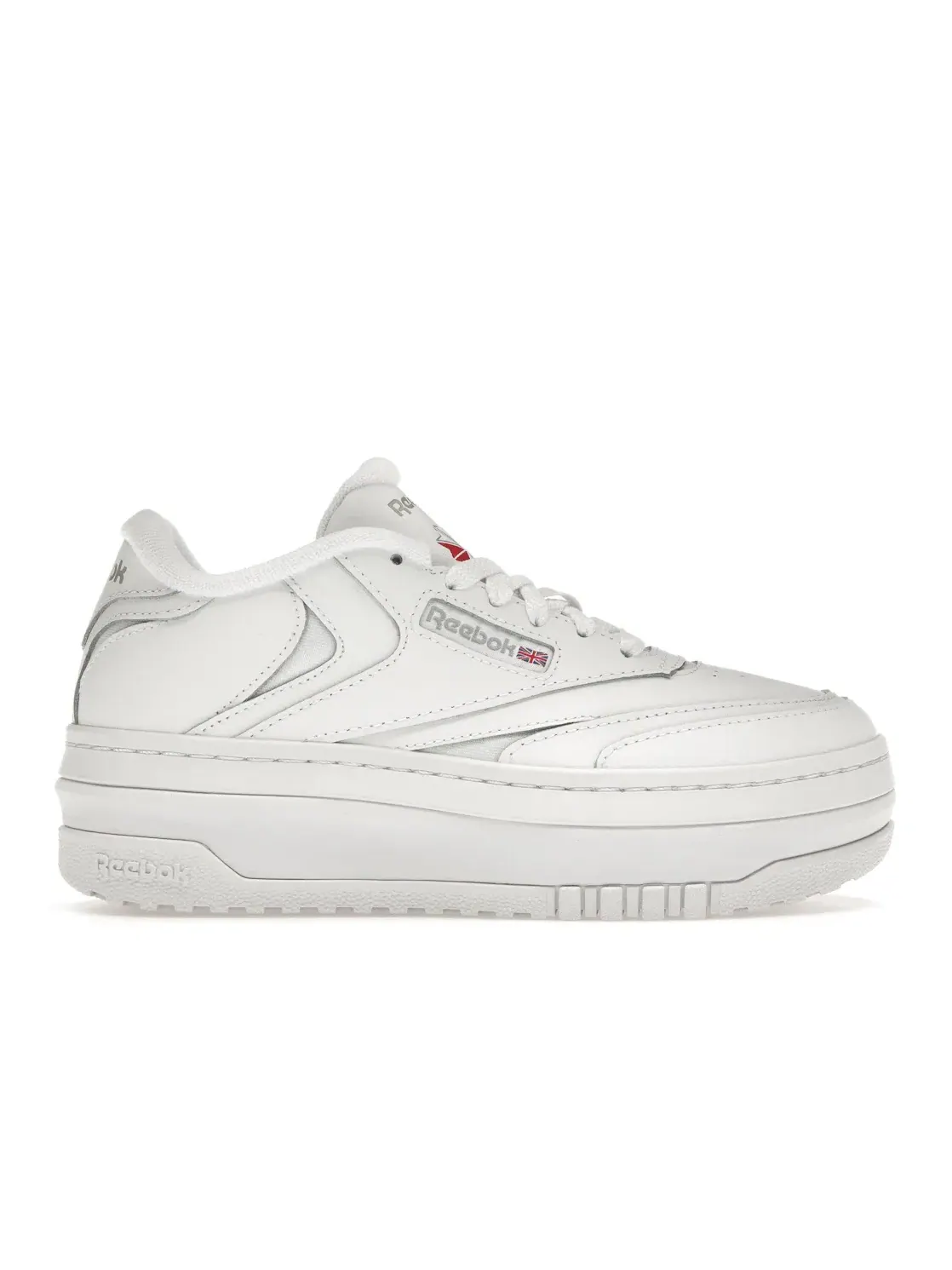 Кроссовки женские Reebok Club C Extra, повседневные — изображение 1 из 4, белый/серый