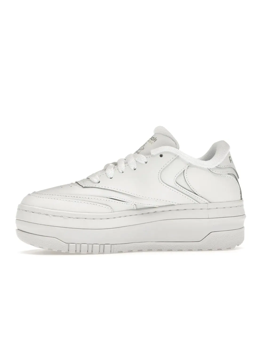Кроссовки женские Reebok Club C Extra, повседневные — изображение 3 из 4, белый/серый