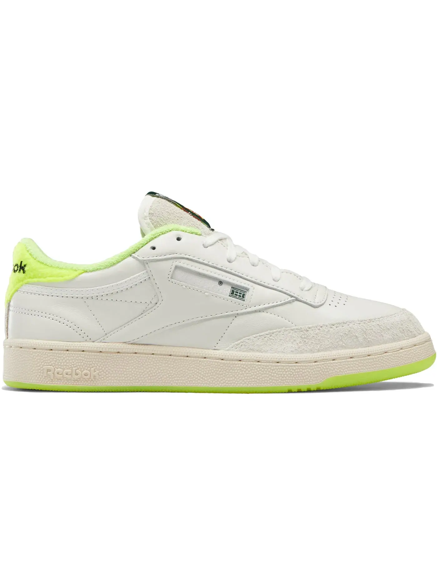 Кроссовки мужские Reebok Lifestyle Club C First Pitch, кожа/текстиль, Chalk/Chalk/Chalk — изображение 1 из 1
