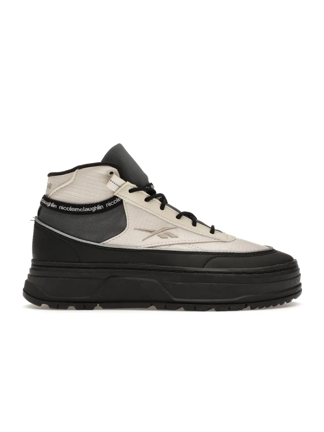 Кроссовки женские Reebok Club C Geo Mid, Lifestyle — изображение 1 из 4, черный/серый