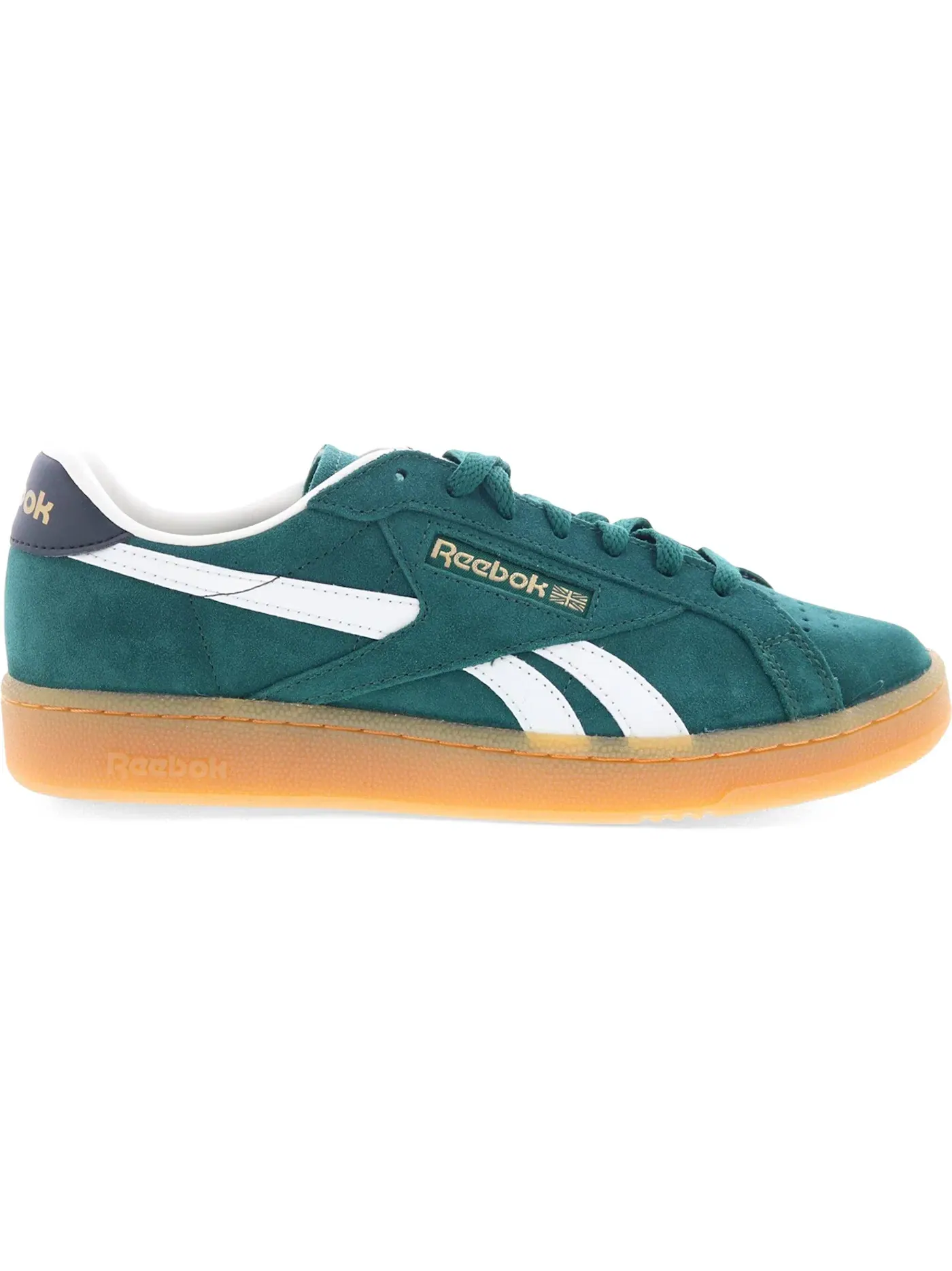 Кроссовки мужские Reebok Club C Grounds UK — изображение 1 из 1, зеленый/черный
