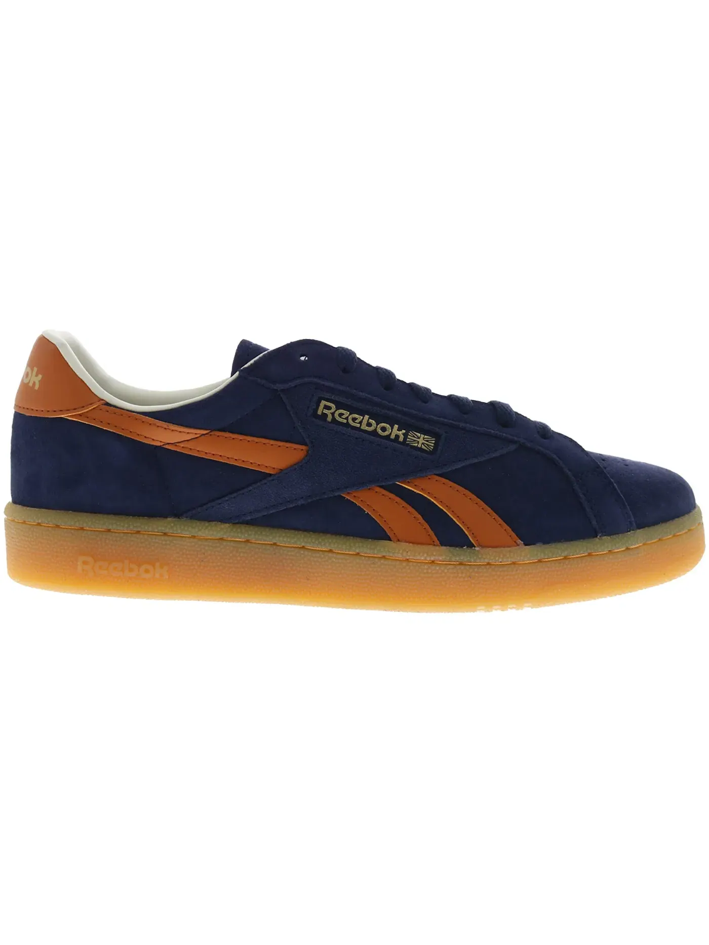 Кроссовки мужские Reebok Club C Grounds UK, замшевый верх — изображение 1 из 1, темно-синий/темный