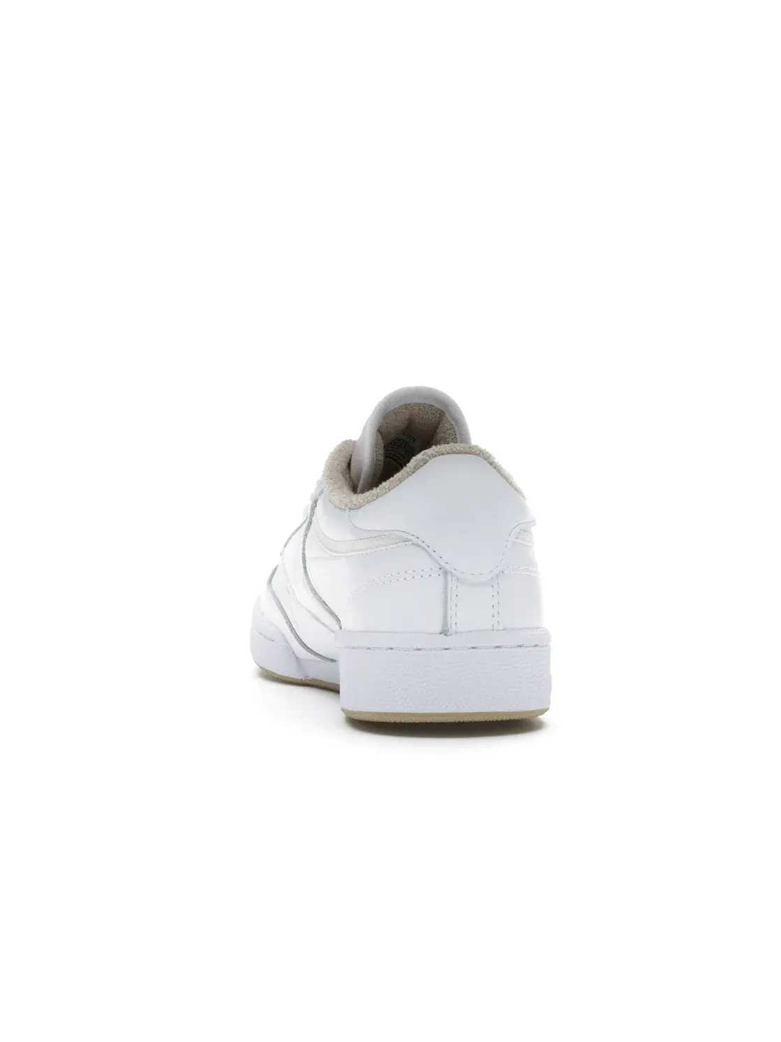 Кроссовки мужские Reebok Club C White Beige кожаные — изображение 4 из 4, белый бежевый