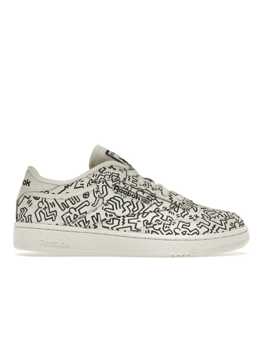 Кроссовки Reebok Club C Keith Haring Pop Shop Walls — изображение 1 из 4, серый