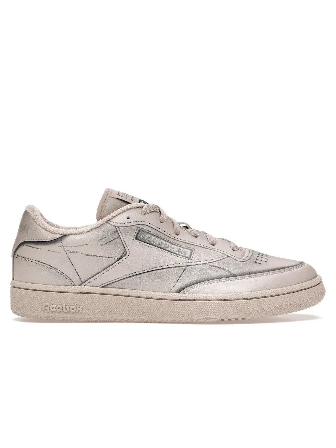 Кроссовки Reebok Club C с принтом — изображение 1 из 4, бежевый/бежевый/бежевый