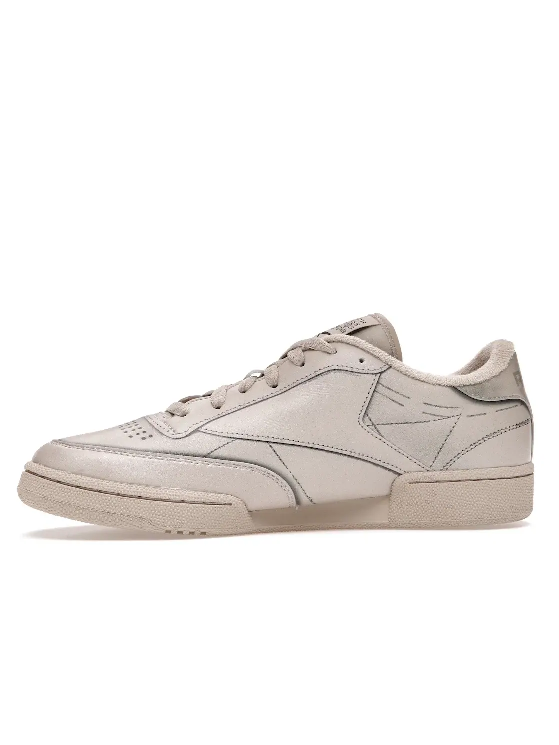 Кроссовки Reebok Club C с принтом — изображение 3 из 4, бежевый/бежевый/бежевый