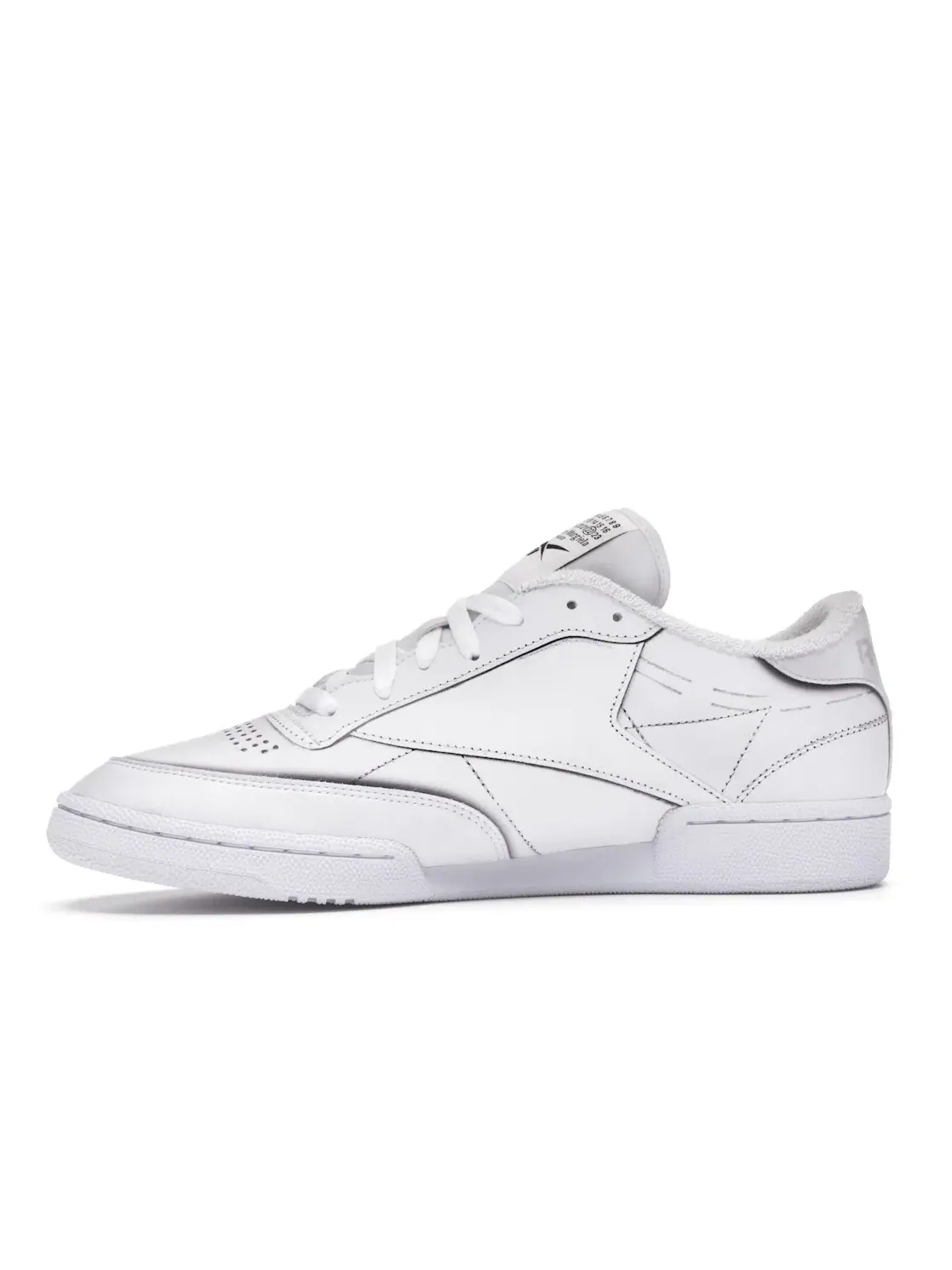Кроссовки мужские Reebok Club C Maison Margiela — изображение 3 из 4, белый/белый/белый