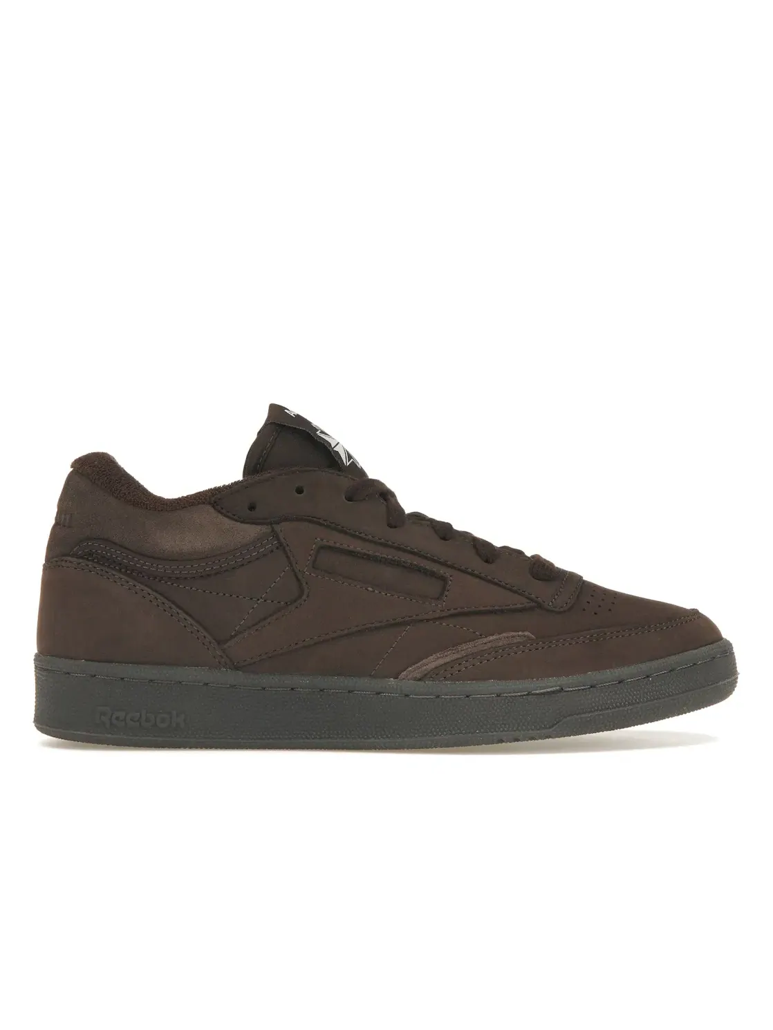 Кроссовки мужские Reebok Club C Mid II Lifestyle, кожаные — изображение 1 из 4, коричневый