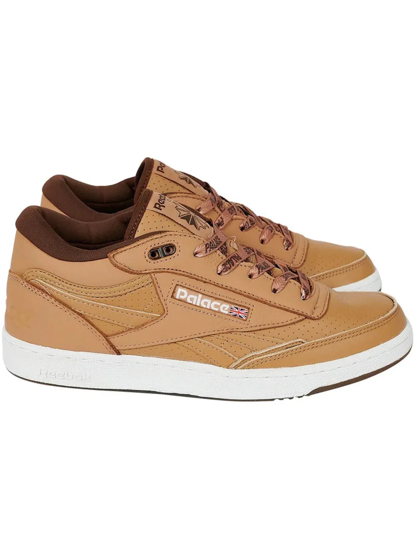Кроссовки мужские Reebok Club C Mid II Revenge, замша и текстиль — изображение 1 из 2, коричневый
