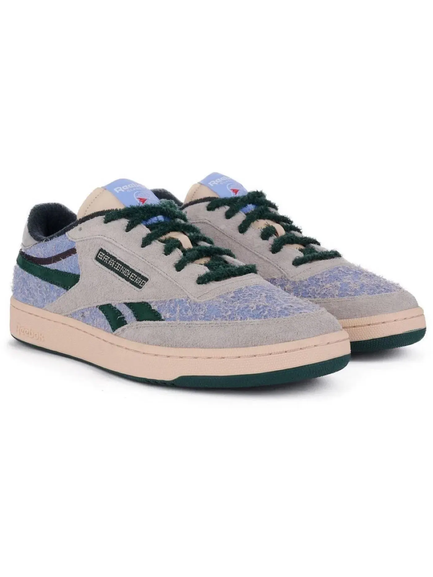Кроссовки мужские Reebok Club C Revenge Lifestyle, коллаборация с Brain Dead — изображение 1 из 1, темный/серый