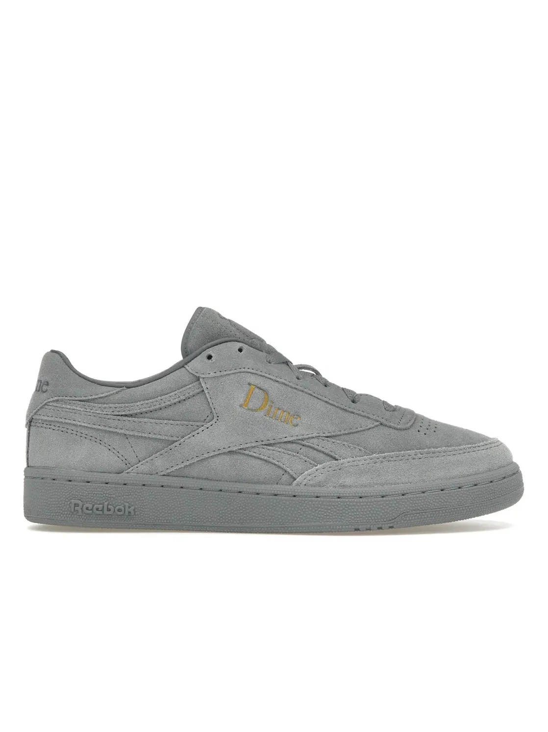 Кроссовки мужские Reebok Lifestyle Club C Revenge, кожа и замша — изображение 1 из 4, золотистый металлик