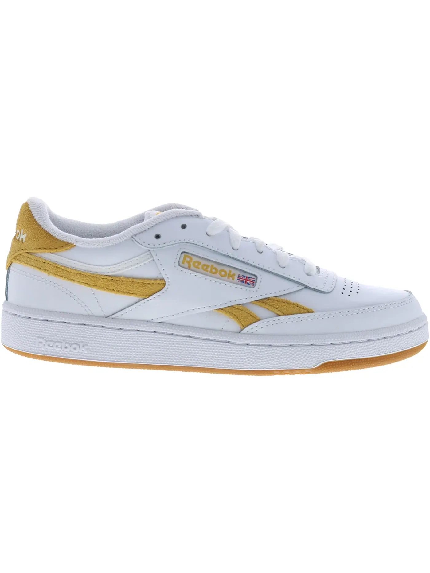 Кроссовки женские Reebok Club C Revenge Lifestyle, кожаные — изображение 1 из 1, золотистый