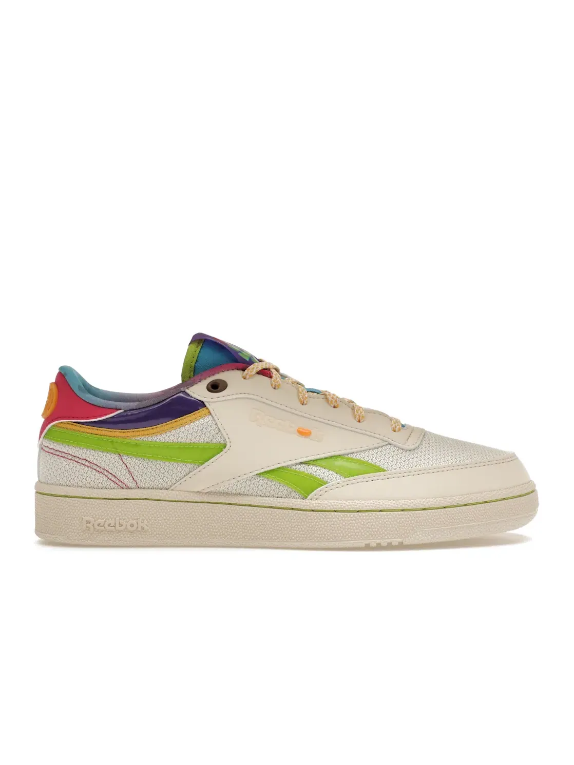 Кроссовки мужские Reebok Club C Revenge Lifestyle Cream/Green/Purple — изображение 1 из 4