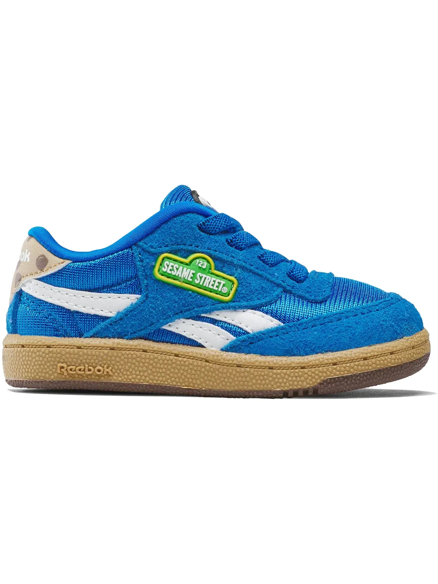 Кроссовки Reebok Club C Revenge Lifestyle с принтом Cookie Monster — изображение 1 из 1, синий/белый/синий