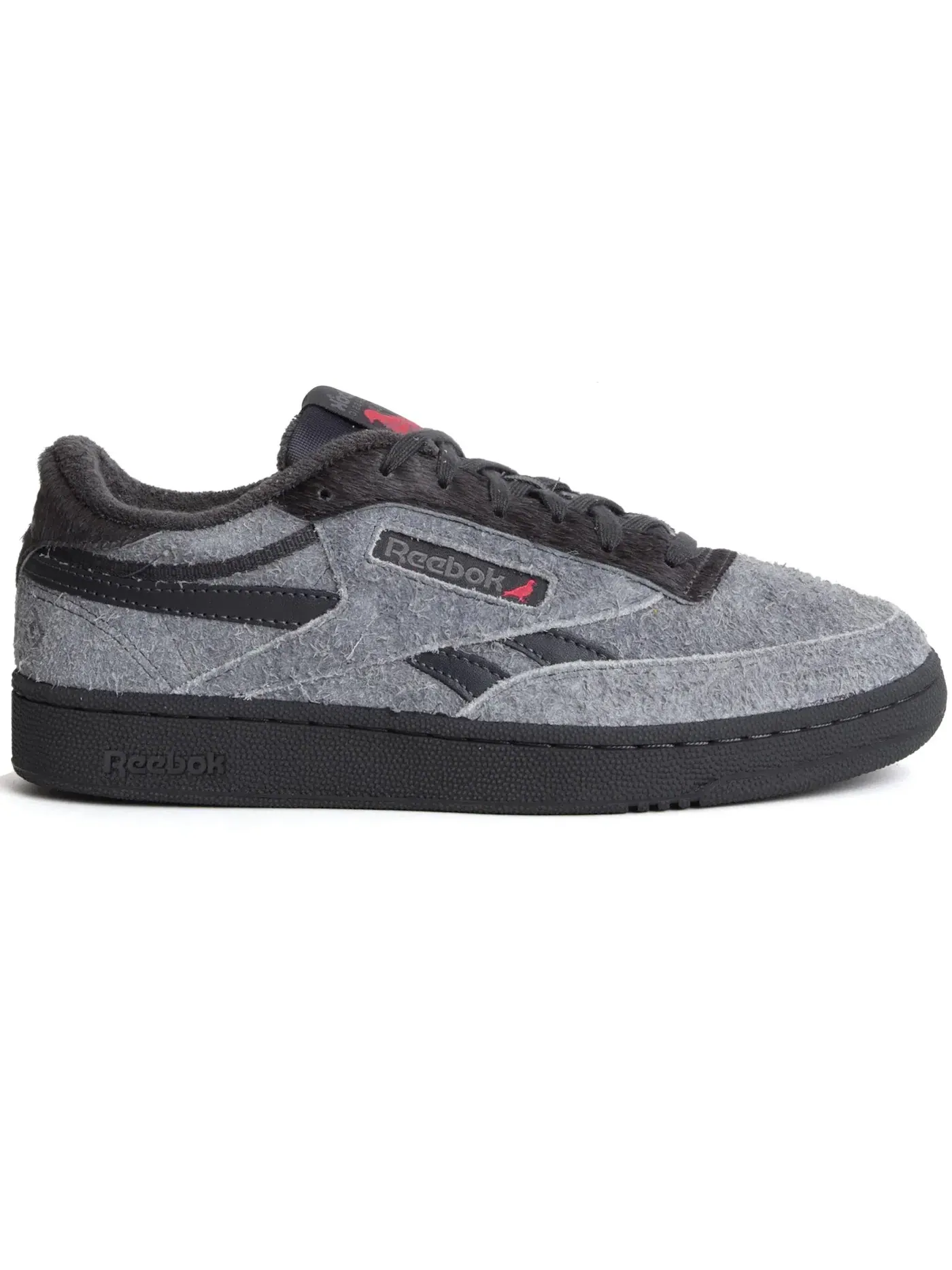 Кроссовки мужские Reebok Lifestyle Club C Revenge, кожа/замша — изображение 1 из 1, серый/черный