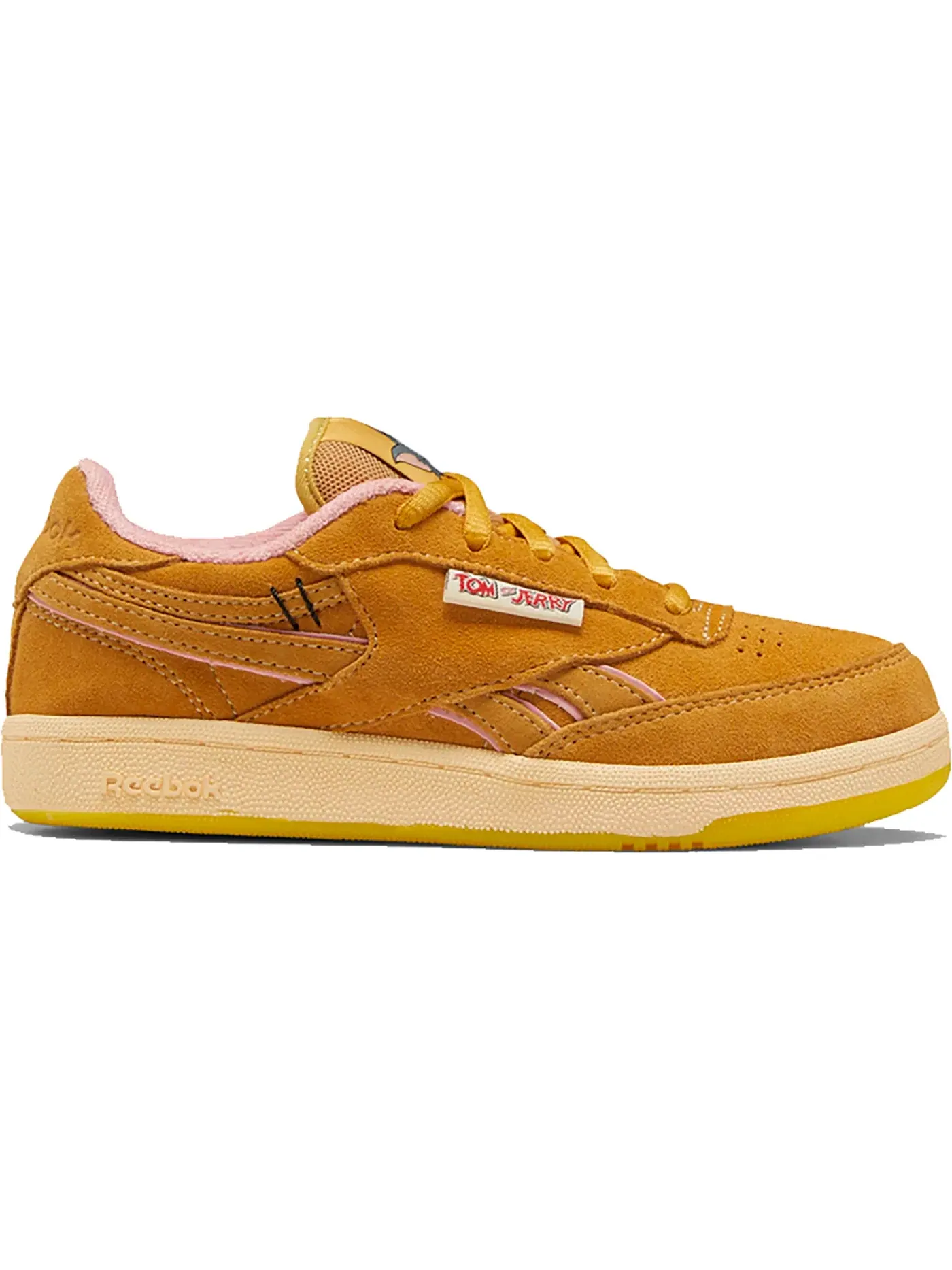 Кроссовки детские Reebok Club C Revenge Lifestyle, вдохновленные Tom & Jerry — изображение 1 из 1, розовый