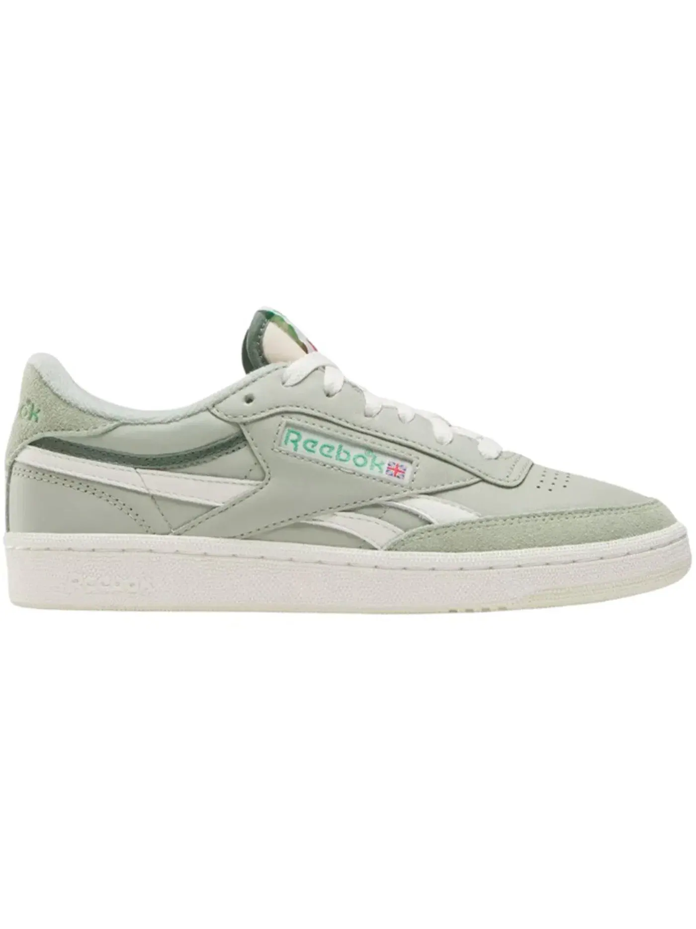 Кроссовки женские Reebok Club C Revenge Vintage Green/Chalk/Trek Green — изображение 1 из 1, зеленый