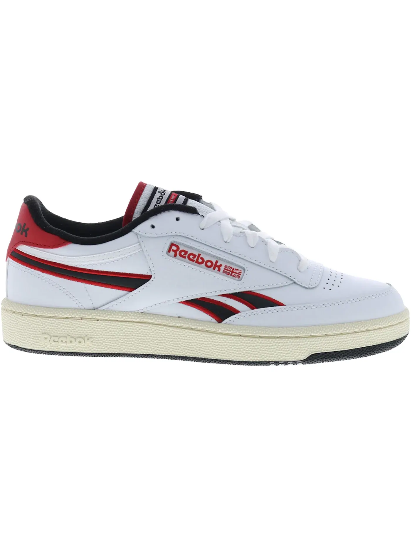 Кроссовки мужские Reebok Club C Revenge, кожаные — изображение 1 из 1, белый/красный/черный