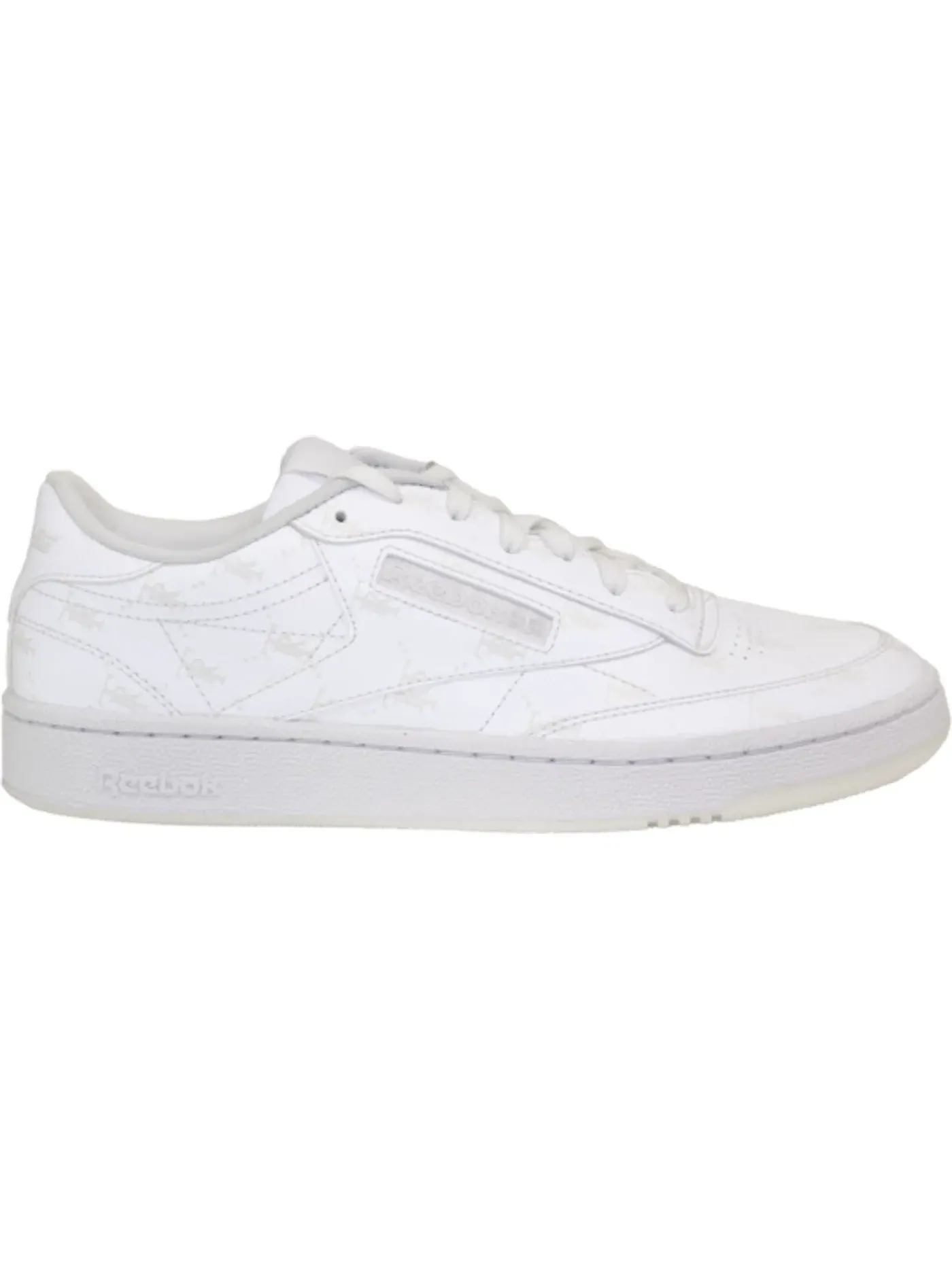 Кроссовки Reebok Club C Lifestyle, кожаные — изображение 1 из 2, белый/белый