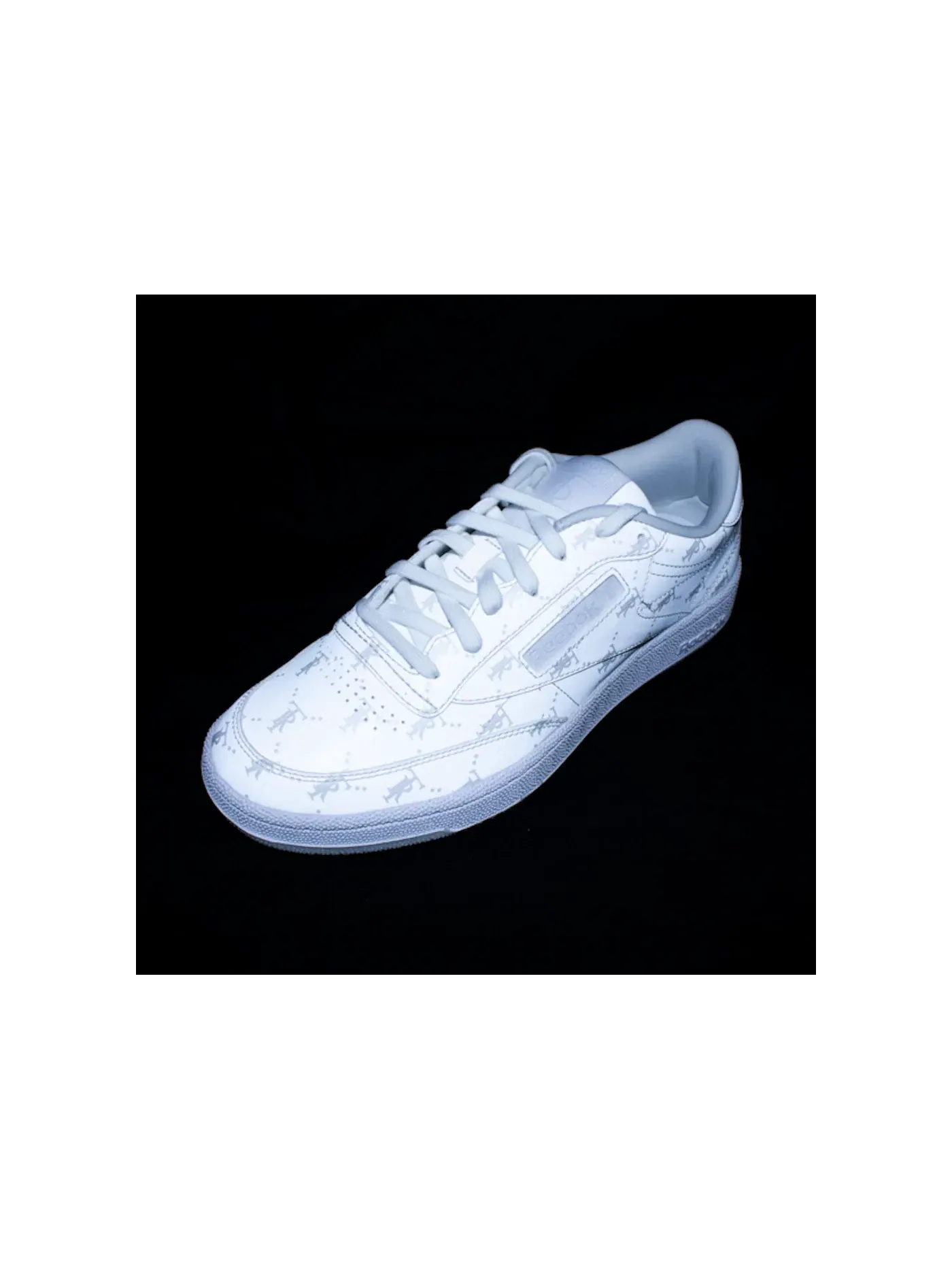 Кроссовки Reebok Club C Lifestyle, кожаные — изображение 2 из 2, белый/белый