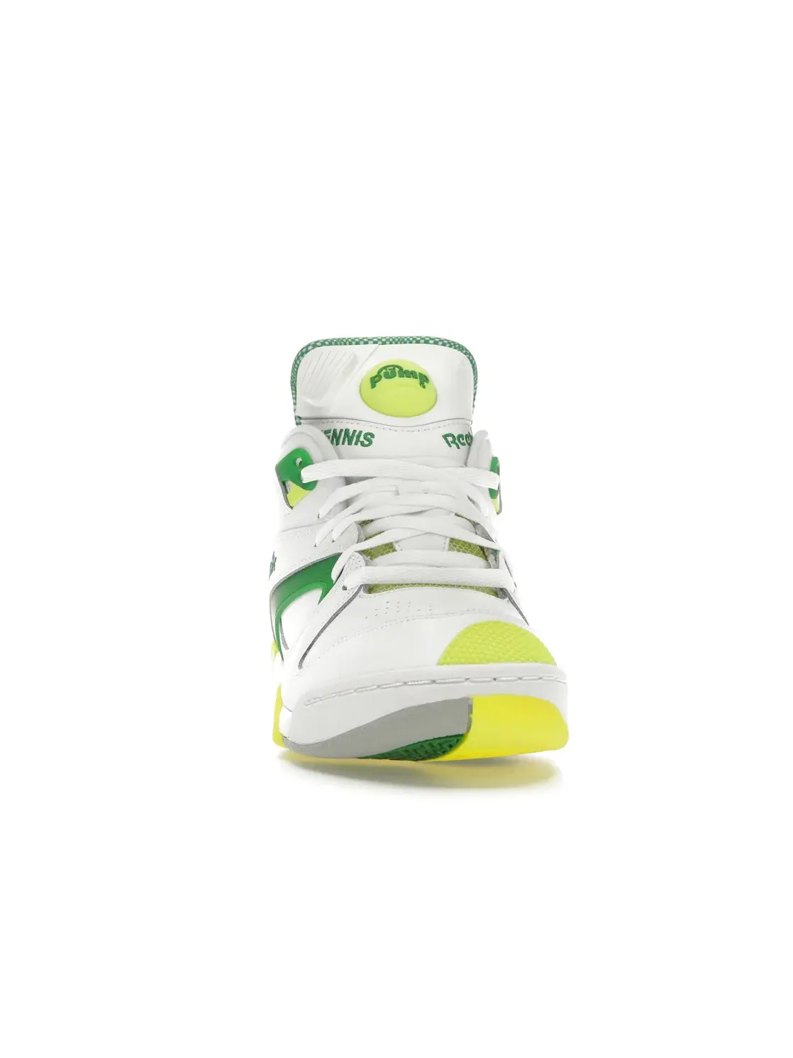 Кроссовки мужские Reebok Court Victory Pump, с технологией Pump — изображение 2 из 4, белый/зеленый