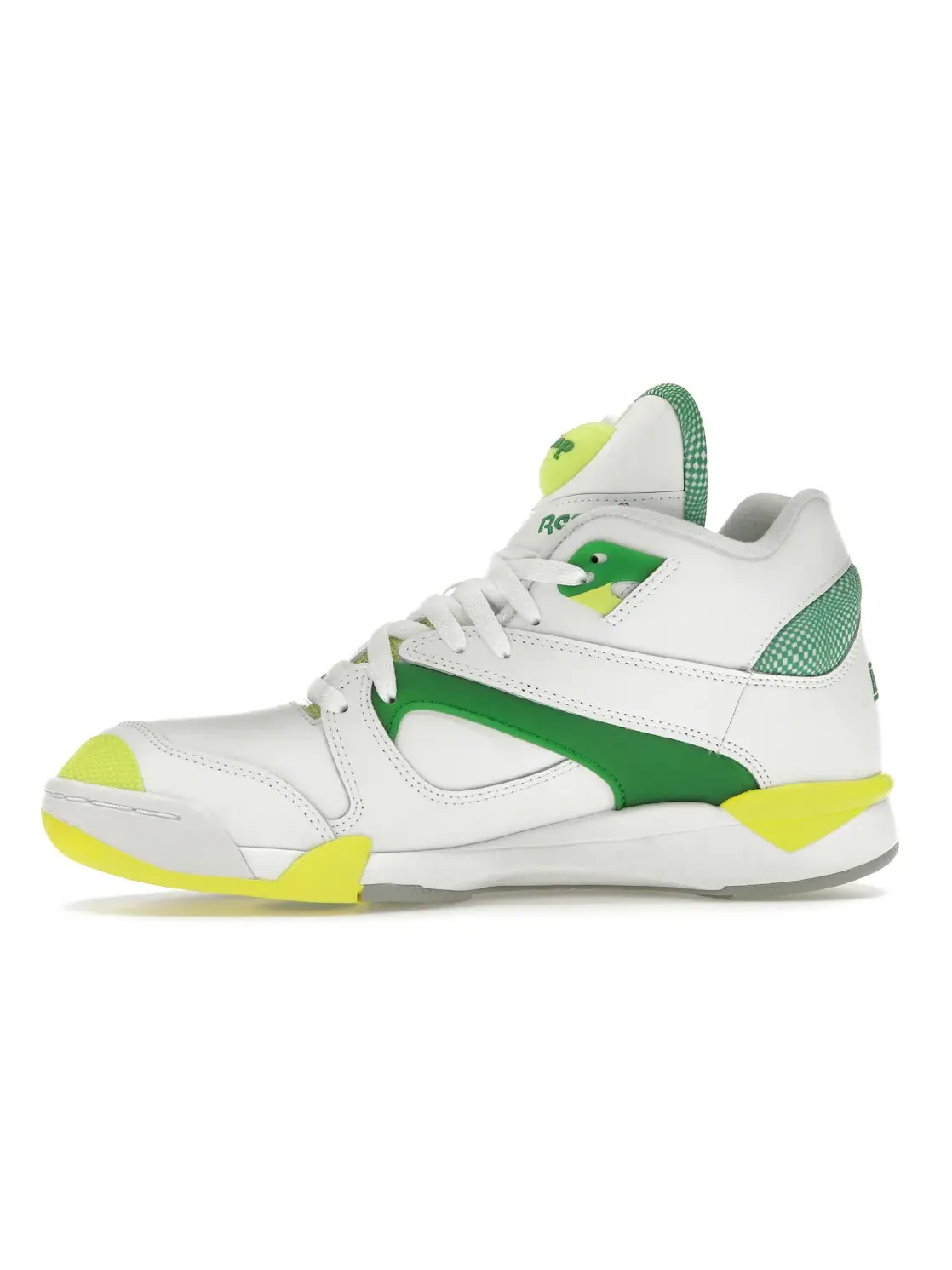 Кроссовки мужские Reebok Court Victory Pump, с технологией Pump — изображение 3 из 4, белый/зеленый