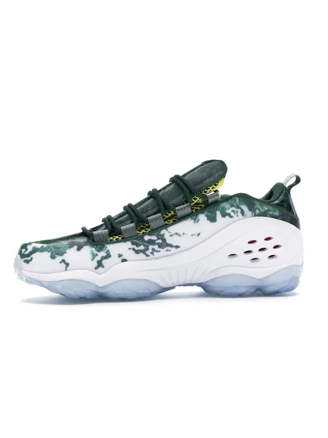 Кроссовки мужские Reebok DMX Run 10, с технологией DMX — изображение 3 из 4, белый/зеленый--желтый
