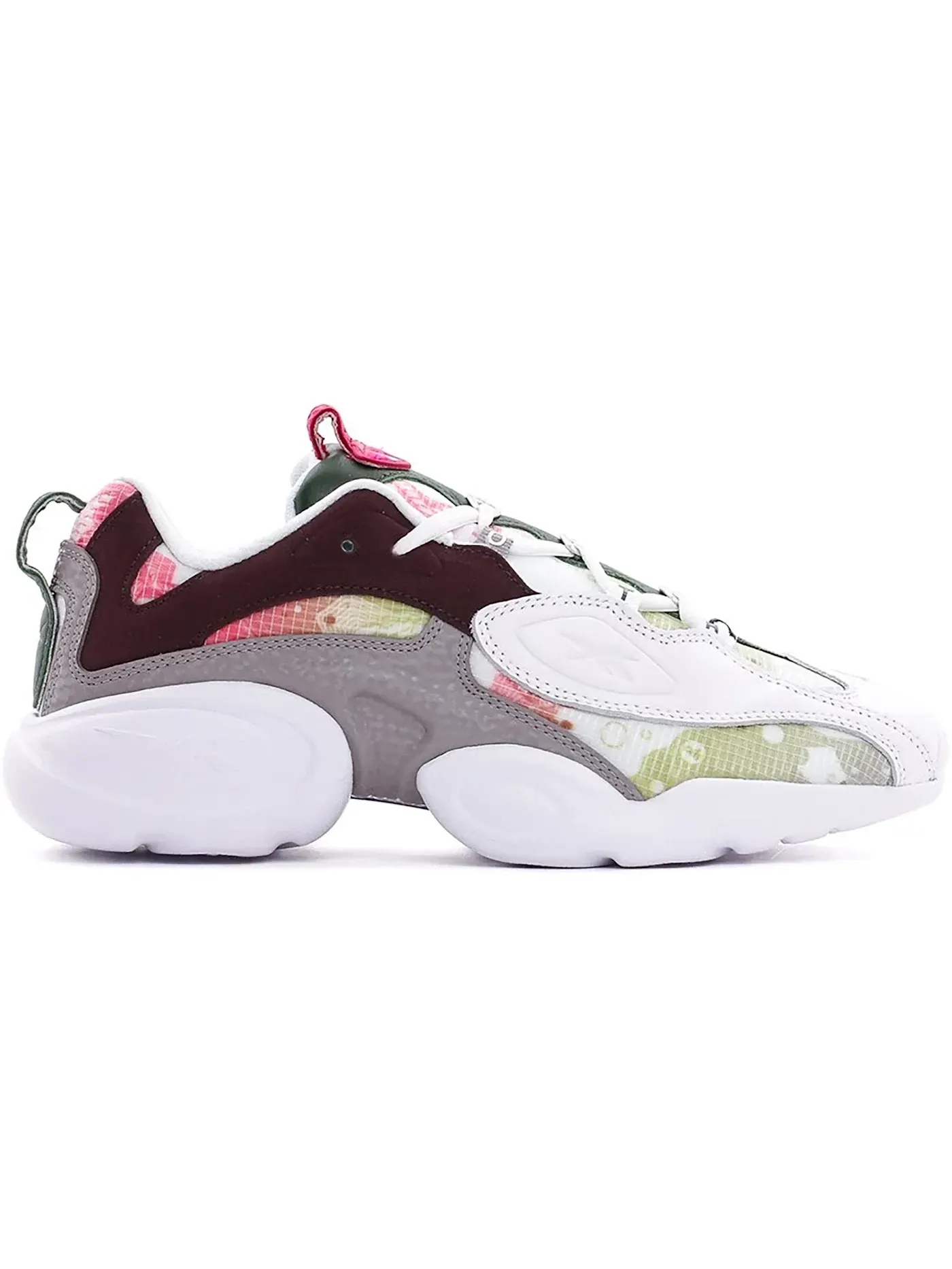 Кроссовки мужские Reebok Lifestyle Electro 3D 97 Off The Hook, с принтом — изображение 1 из 1, белый/-винный