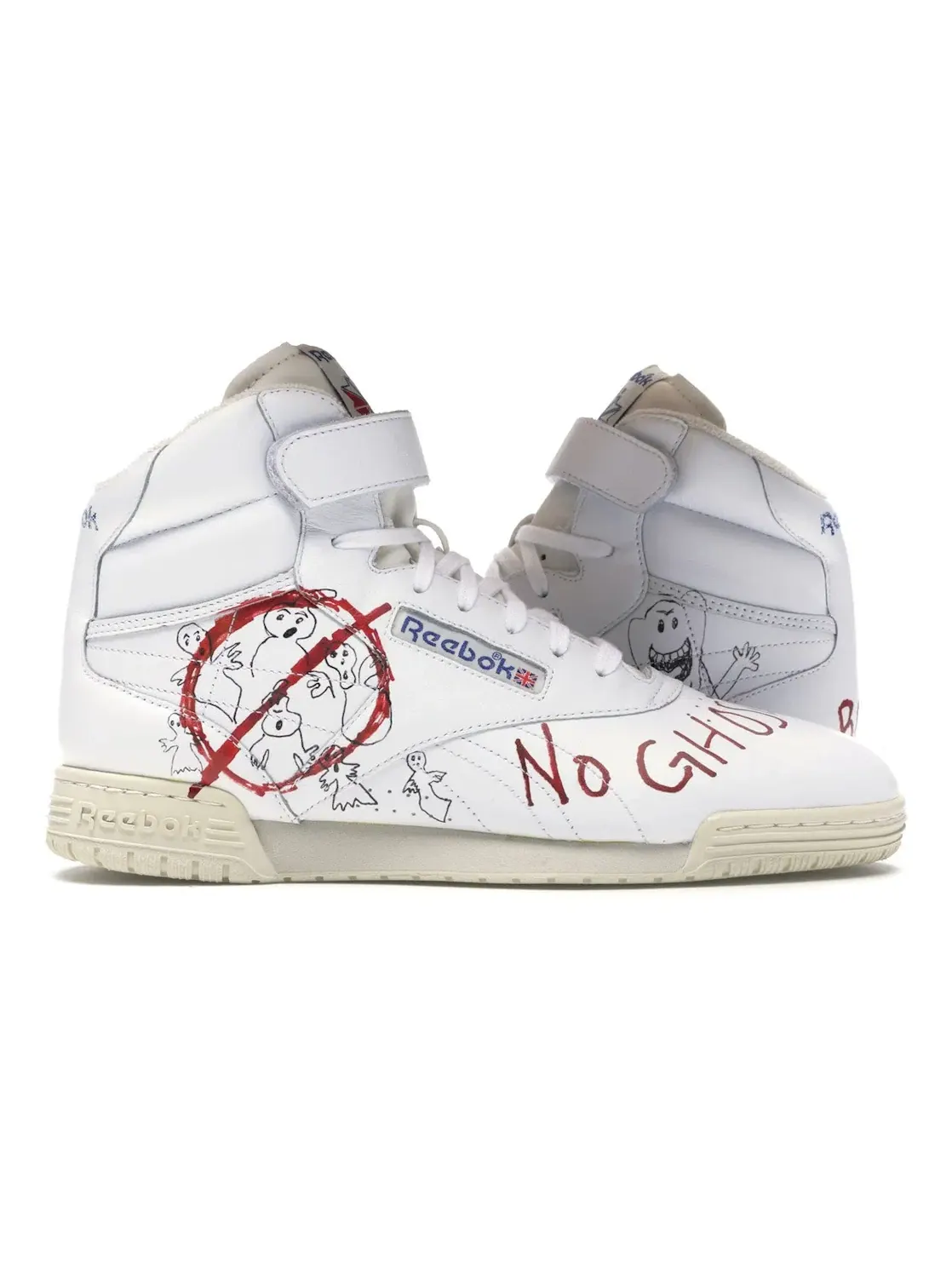 Кроссовки Reebok Ex-O-Fit Clean Hi, лимитированная серия — изображение 1 из 4, белый/белый