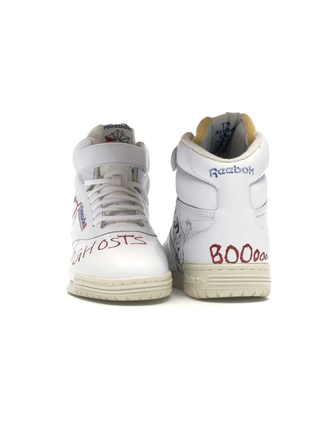 Кроссовки Reebok Ex-O-Fit Clean Hi, лимитированная серия — изображение 2 из 4, белый/белый