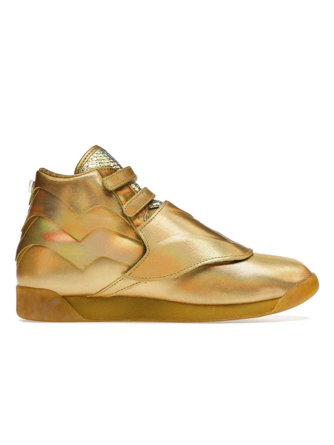 Кроссовки женские Reebok Freestyle Hi Lifestyle — изображение 1 из 4, золотистый