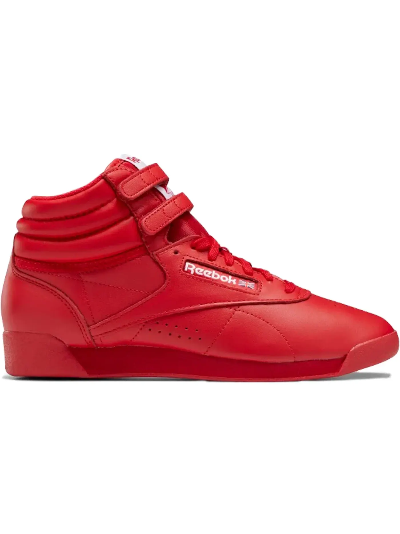 Кроссовки женские Reebok Freestyle Hi, Lifestyle — изображение 1 из 1, красный/красный/белый