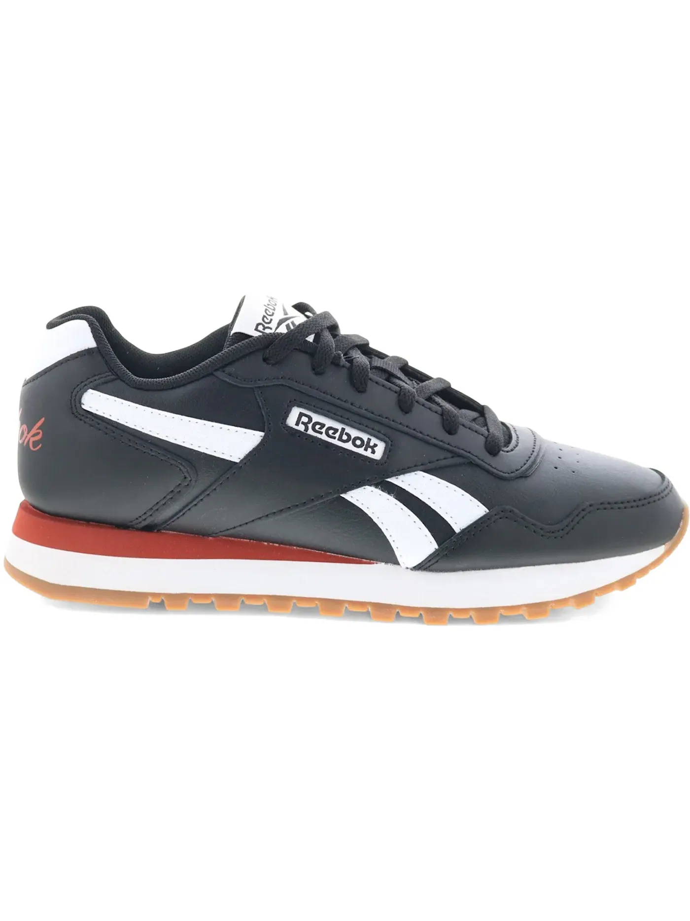 Кроссовки женские Reebok Glide, повседневные — изображение 1 из 1, черный/белый/красный