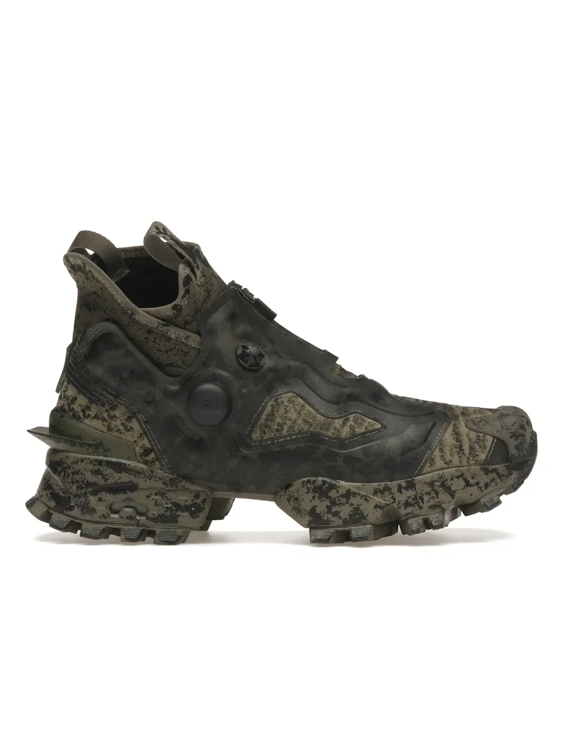 Кроссовки мужские Reebok Instapump Fury 94 Mid, средняя высота — изображение 1 из 4, зеленый/зеленый/черный