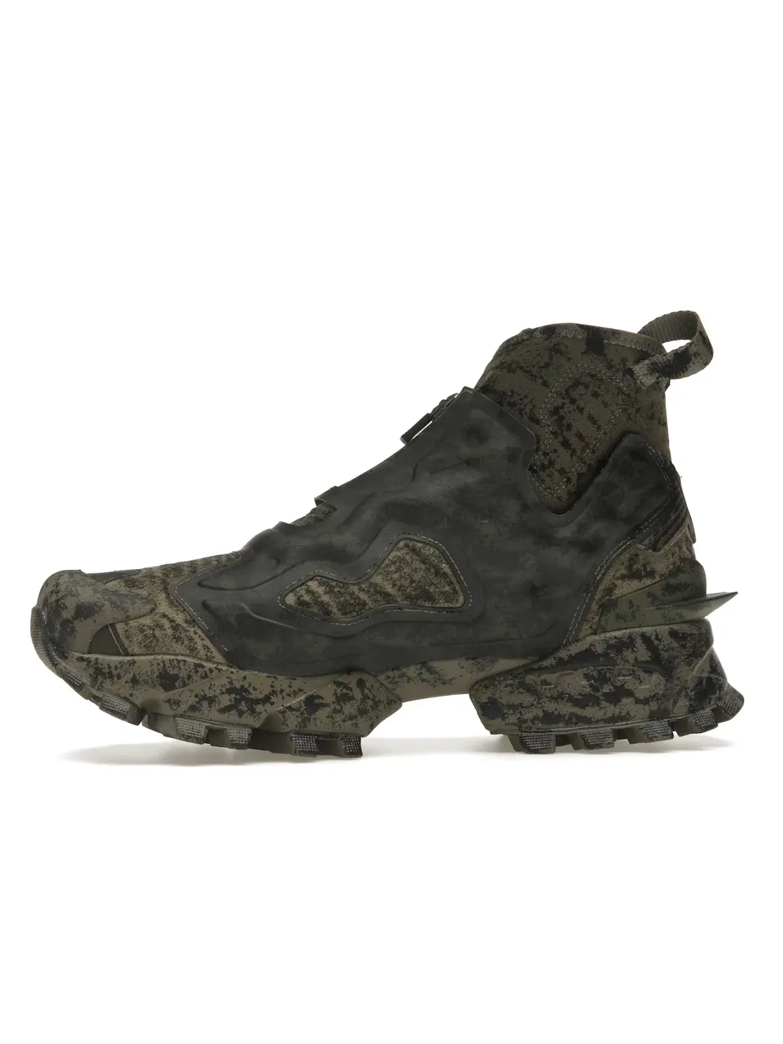Кроссовки мужские Reebok Instapump Fury 94 Mid, средняя высота — изображение 3 из 4, зеленый/зеленый/черный