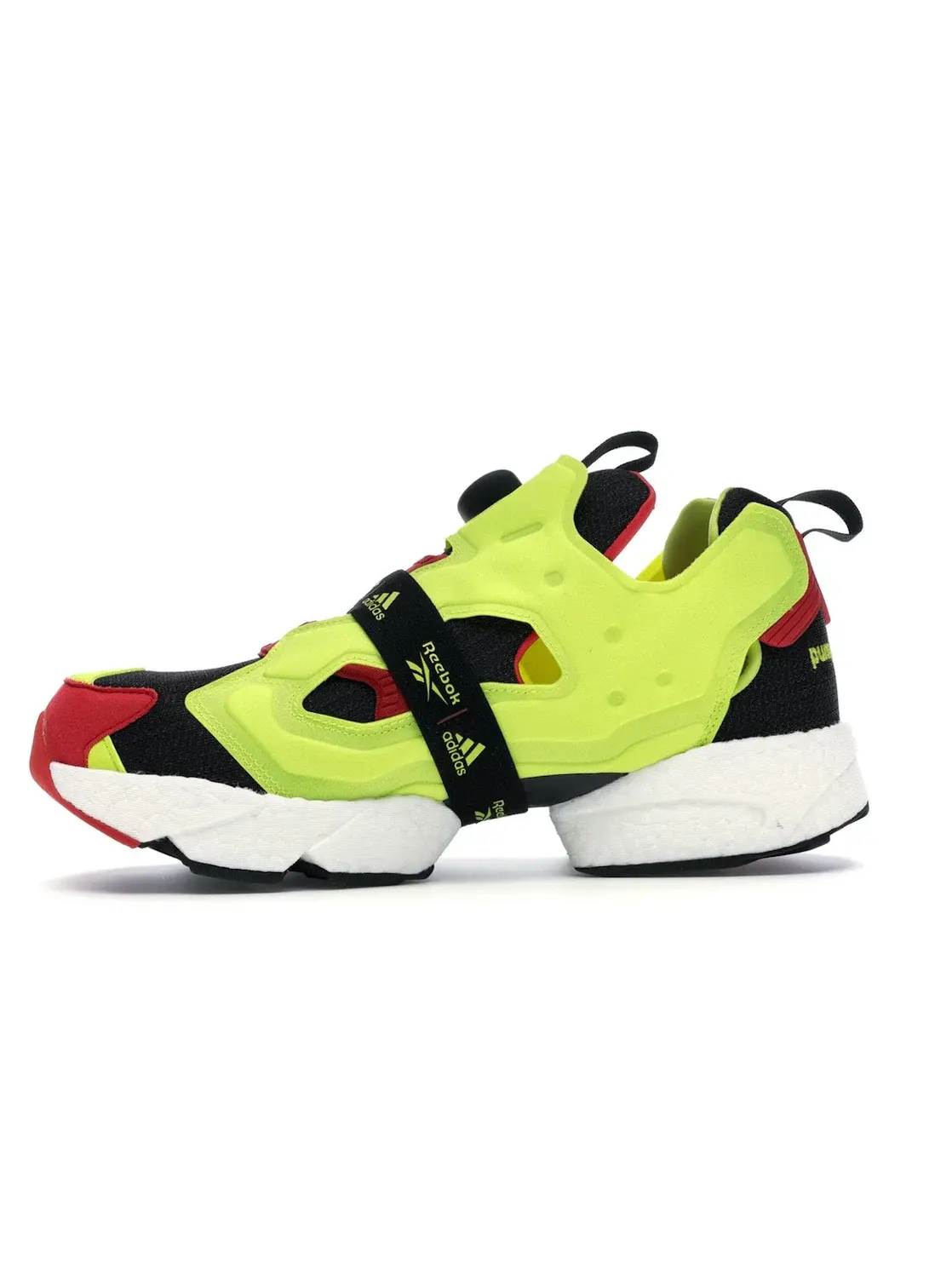 Кроссовки мужские Reebok Instapump Fury Boost Lifestyle, с технологией Boost — изображение 3 из 4, черный-красный