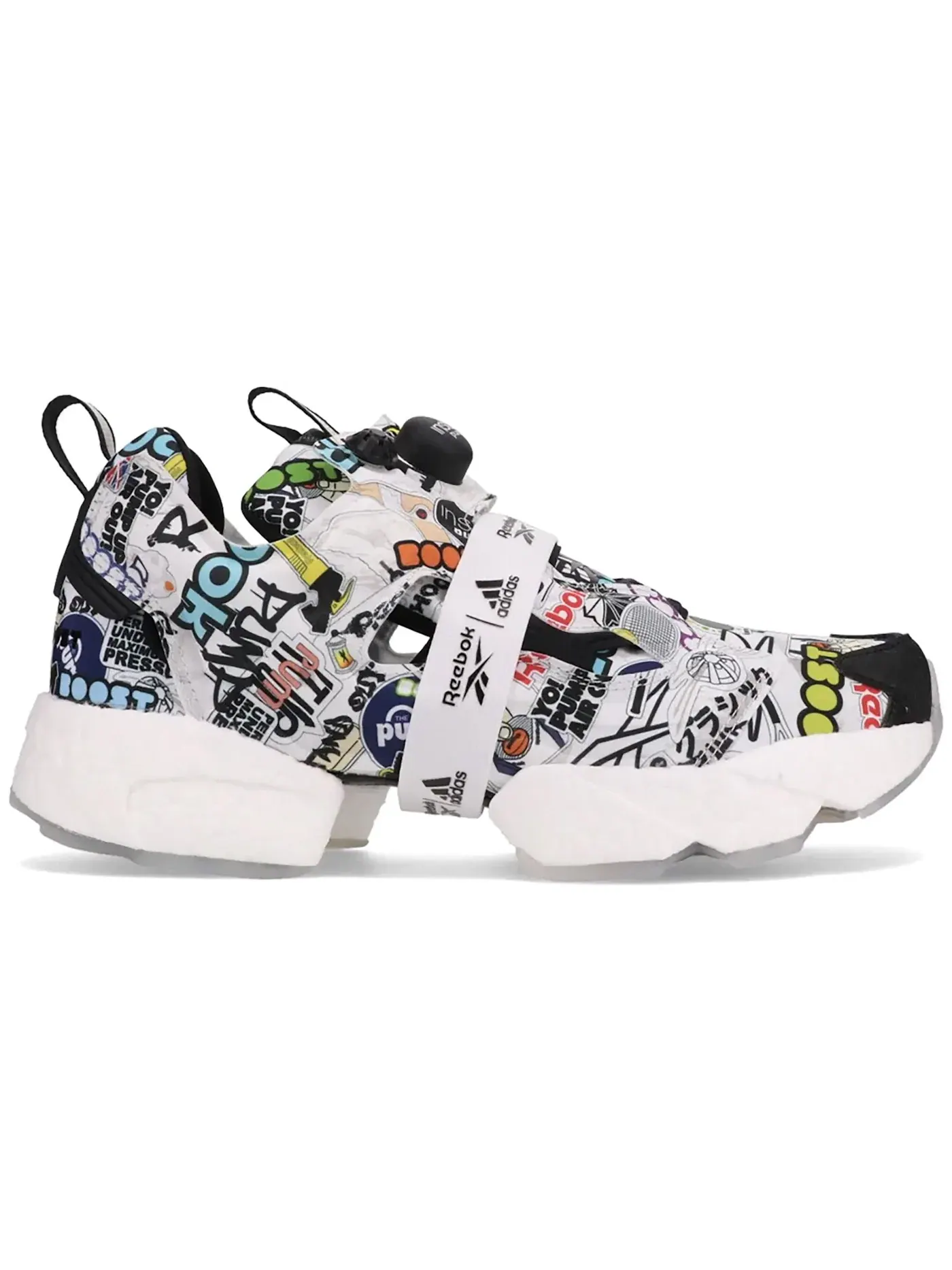 Кроссовки мужские Reebok Instapump Fury Boost, Lifestyle — изображение 1 из 1, черный/белый-серый