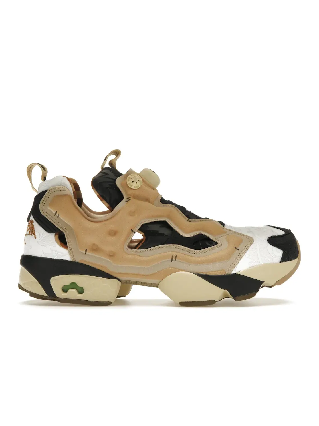 Кроссовки Reebok Instapump Fury Lifestyle, с технологией Pump — изображение 1 из 4, бежевый/белый/черный