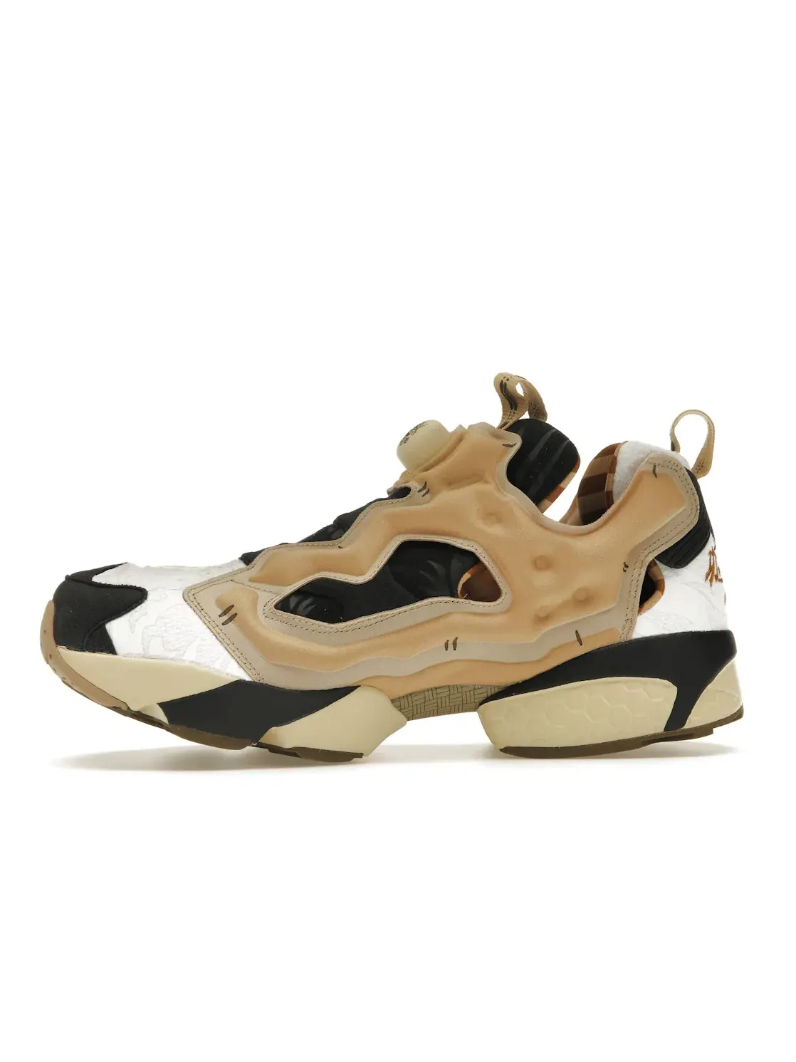 Кроссовки Reebok Instapump Fury Lifestyle, с технологией Pump — изображение 3 из 4, бежевый/белый/черный