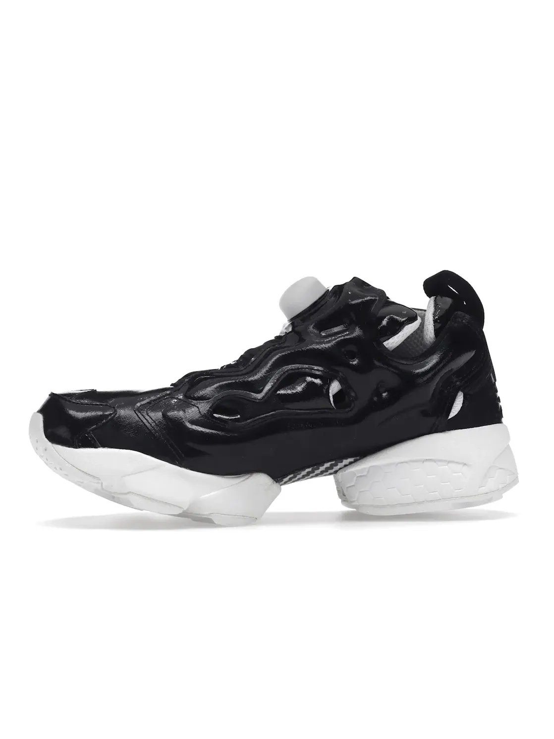 Кроссовки женские Reebok Instapump Fury, бесшнуровочная фиксация — изображение 3 из 4, черный/белый