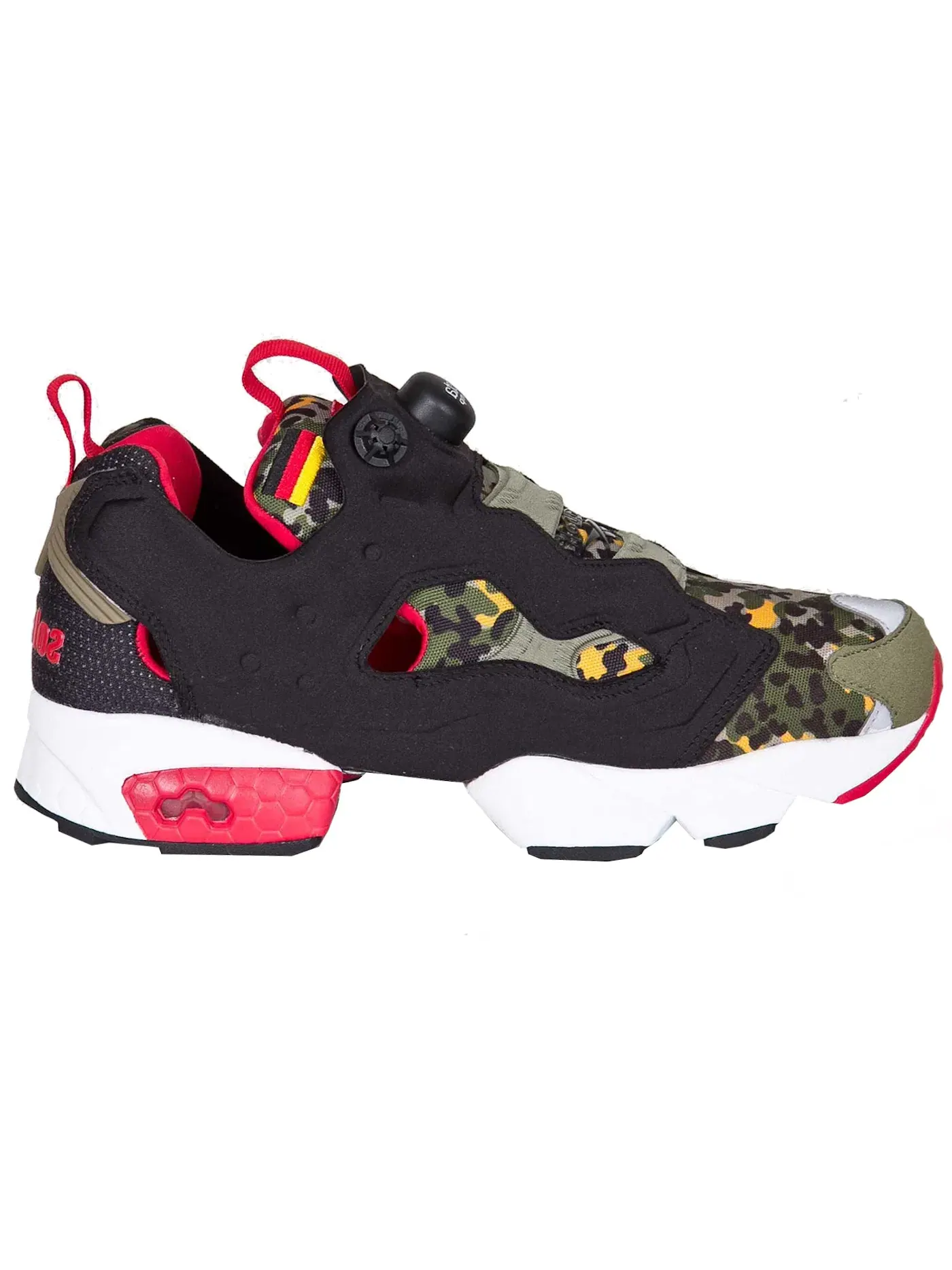 Кроссовки мужские Reebok Instapump Fury OG, Lifestyle, с принтом — изображение 1 из 1, черный//красный/белый